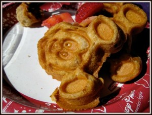 gluten-free vegan disney world - mickey waffles