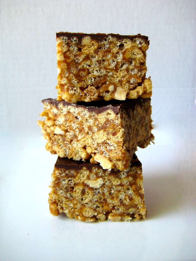 peanut butter cereal bars