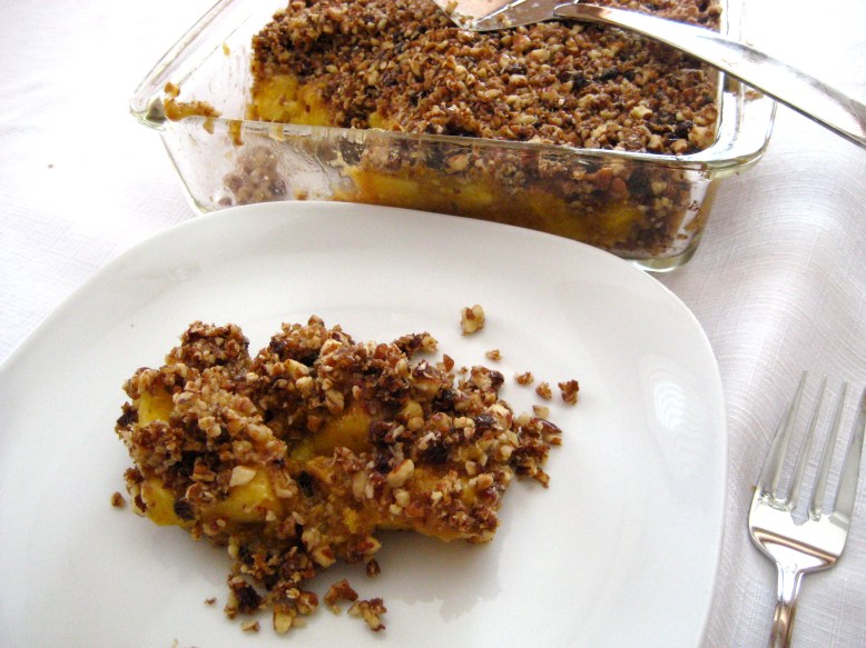 pineapple crisp served