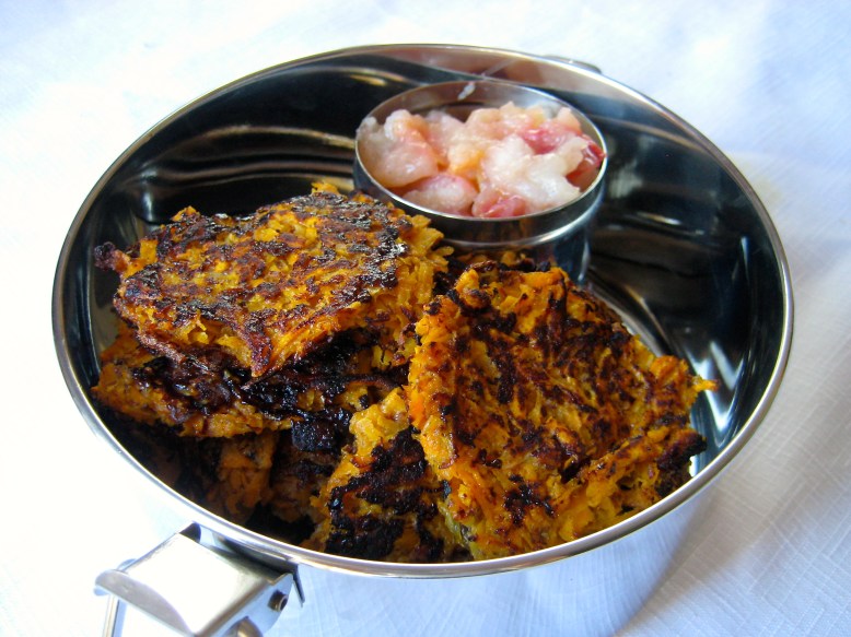 Sweet Potato Dippers with Applesauce