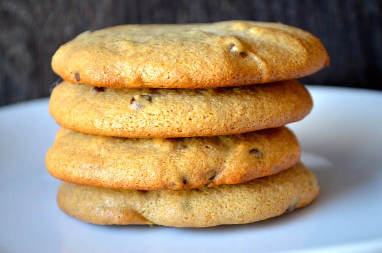 gluten-free vegan black walnut butter chocolate chip cookies