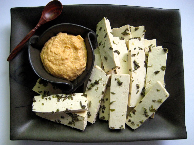 homemade mustard and brined tofu1